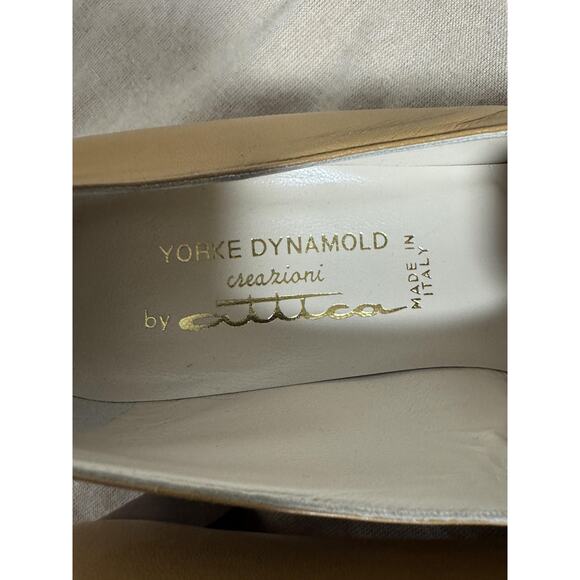 Yorke Dynamold Leather Loafer Shoes Womens Size EU 42 US 11 Tan Made in Italy - Picture 8 of 9